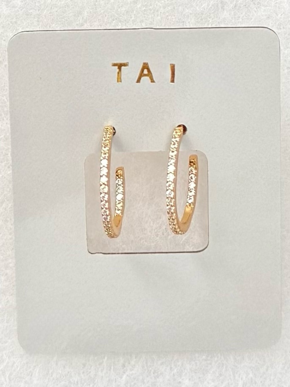 NWT - TAI Gold-Plated Cubic Zirconia